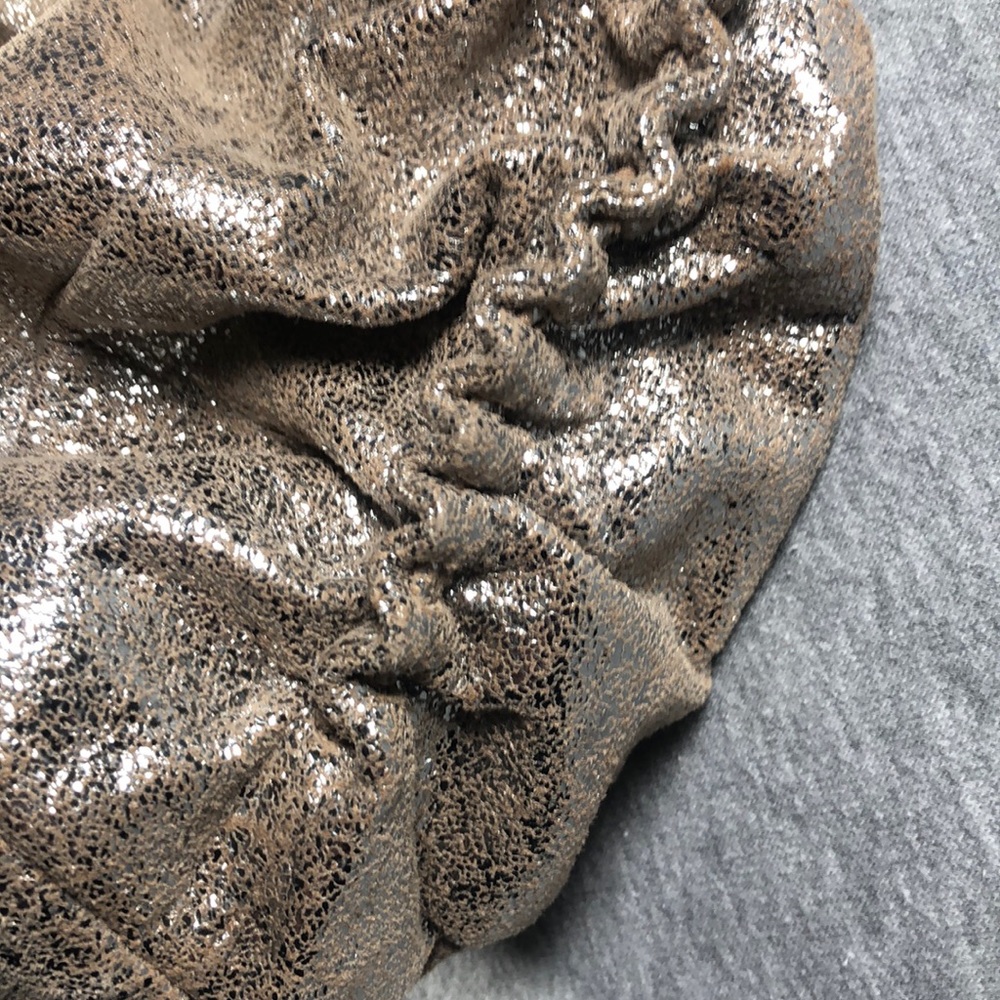 *NWOT* B. Makowsky Copper Glitter Shoulder Bag - Picture 8 of 9